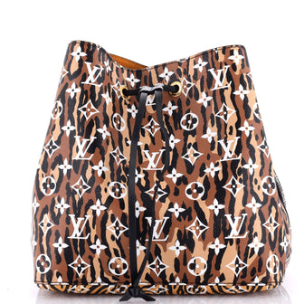 Louis Vuitton NeoNoe Handbag Limited Edition Jungle Monogram Giant