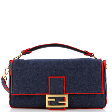 Fendi Baguette NM Bag Denim Large