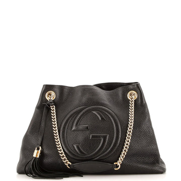 Gucci Soho Chain Strap Shoulder Bag Leather Medium
