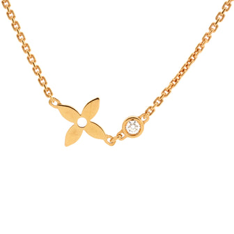 Louis Vuitton Monogram Idylle Necklace 18K Rose Gold with Diamond