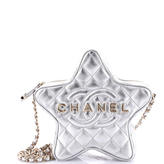 Chanel CC Walk of Fame Star Bag Quilted Metallic Lambskin