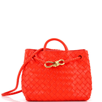 Bottega Veneta Andiamo Top Handle Bag Intrecciato Nappa Small