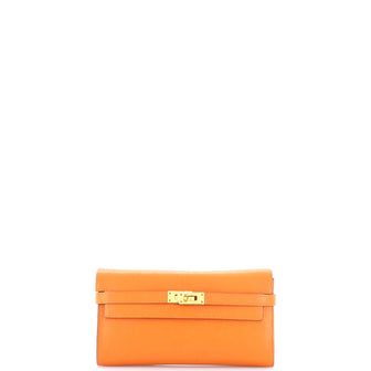 Hermes Kelly Wallet Chevre Mysore Long