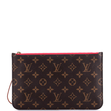 Louis Vuitton Neverfull Pochette Monogram Canvas Large