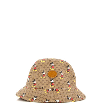 Gucci Disney Mickey Mouse Bucket Hat Printed Mini GG Coated Canvas