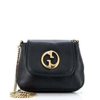 Gucci 1973 Chain Shoulder Bag Leather Small