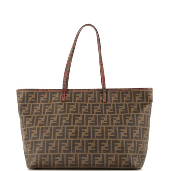 Fendi Roll Tote Zucca Coated Canvas Large