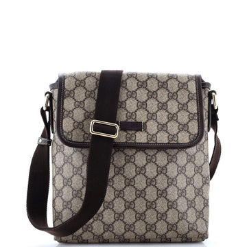 Gucci Flap Messenger GG Coated Canvas Small