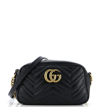 Gucci GG Marmont Shoulder Bag Matelasse Leather Small
