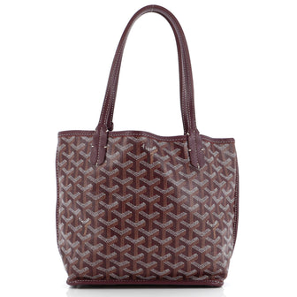 Goyard Anjou Reversible Tote Coated Canvas Mini