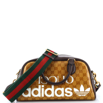 Gucci x adidas Duffle Bag GG Coated Canvas Mini