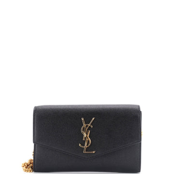 Saint Laurent Uptown Chain Wallet Leather
