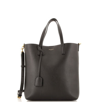 Saint Laurent Shopper Tote Leather Toy