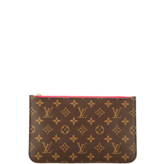 Louis Vuitton Neverfull Pochette Monogram Canvas Large