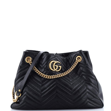 Gucci GG Marmont Chain Shoulder Bag Matelasse Leather
