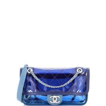 Chanel Coco Splash Flap Bag Quilted PVC With Lambskin Small