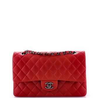 Chanel Classic Double Flap Bag Quilted Lambskin Medium