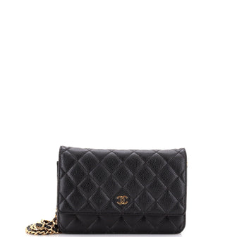 Chanel Wallet on Chain Quilted Caviar