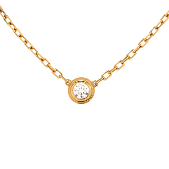Cartier Cartier D'Amour Pendant Necklace 18K Yellow Gold and Diamond Small
