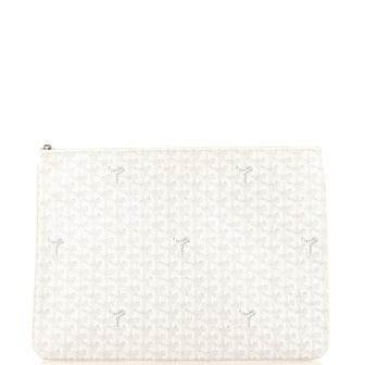 Goyard Senat Zip Pouch Coated Canvas GM