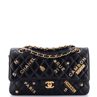Chanel Lucky Charms Classic Double Flap Bag Quilted Lambskin Medium