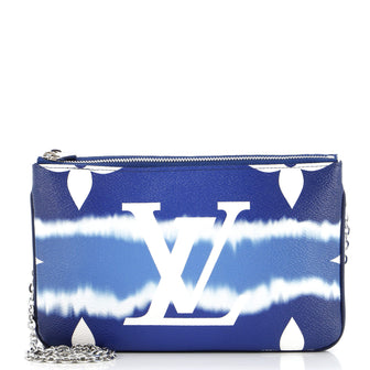 Louis Vuitton Double Zip Pochette Limited Edition Escale Monogram Giant