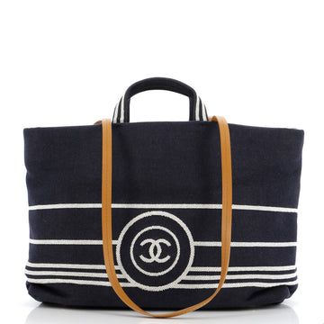 Chanel CC Shopping Tote Denim XL