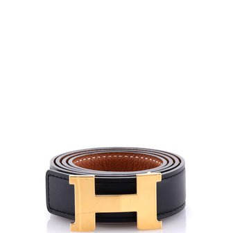 Hermes Constance Reversible Belt Leather Thin