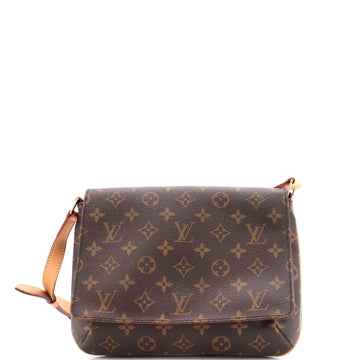 Louis Vuitton Musette Tango Handbag Monogram Canvas
