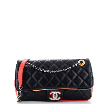 Chanel Cuba Color Flap Bag Quilted Lambskin Medium