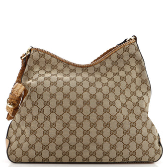 Gucci Marrakech Hobo GG Canvas Medium