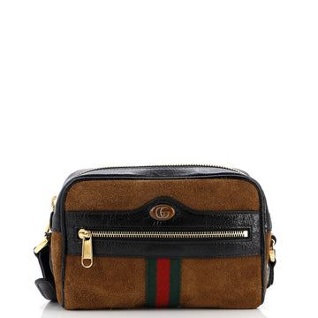 Gucci Ophidia Shoulder Bag Suede Mini