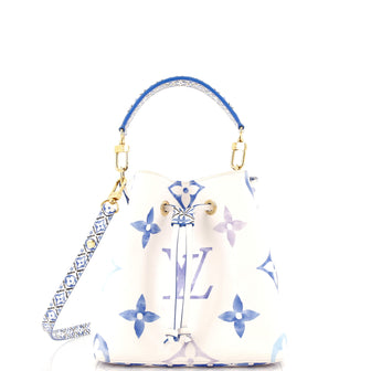 Louis Vuitton NeoNoe Handbag By The Pool Monogram Watercolor Giant BB