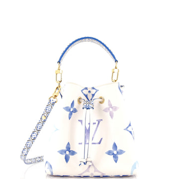 Louis Vuitton NeoNoe Handbag By The Pool Monogram Watercolor Giant BB