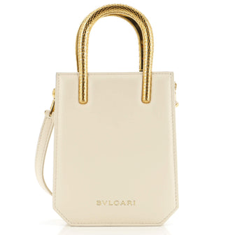Bvlgari Serpentine Convertible Tote Leather Mini