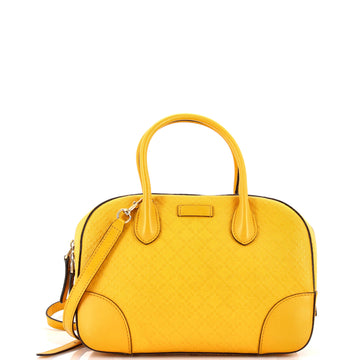 Gucci Bright Top Handle Bag Diamante Leather Small