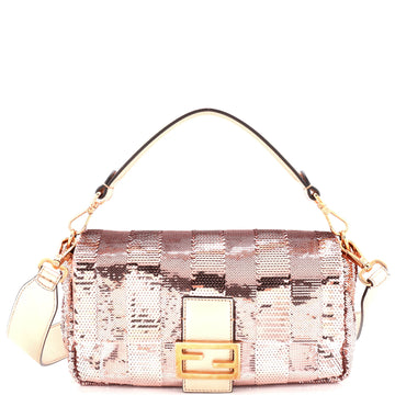 Fendi Baguette NM Bag Pequin Sequins Medium
