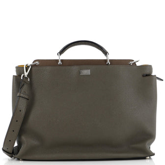 Fendi Peekaboo Iconic Essential Bag Leather Large