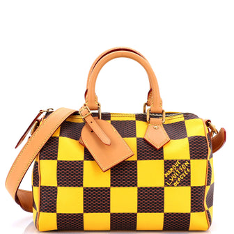 Louis Vuitton Speedy Bandouliere Bag Damier Pop 25