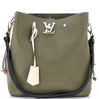 Louis Vuitton Lockme Bucket Bag Leather
