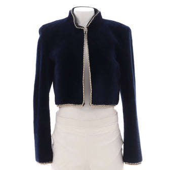 Chanel Women's Chain Around Jacket Shearling