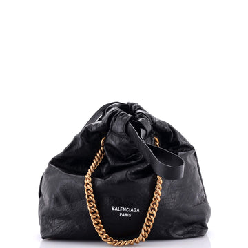 Balenciaga Crush Chain Tote Leather Small
