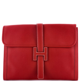 Hermes Jige Clutch Epsom GM