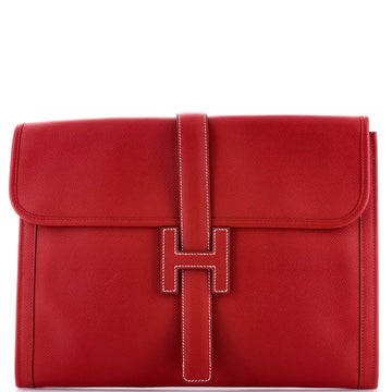 Hermes Jige Clutch Epsom GM