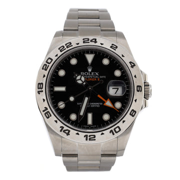 Rolex Oyster Perpetual Explorer II Automatic Watch Stainless Steel 42