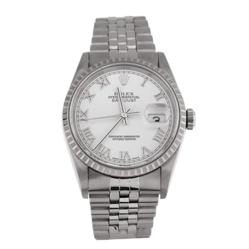 Rolex Oyster Perpetual Datejust Automatic Watch Stainless Steel 36