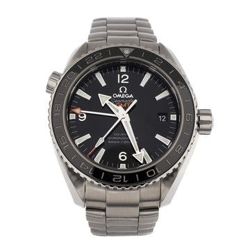 Omega Seamaster Planet Ocean 600M Co-Axial Chronometer GMT Automatic Watch Stainless Steel 43