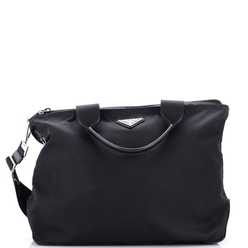 Prada Convertible Zip Tote Tessuto Medium