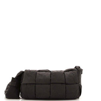 Bottega Veneta Padded Tech Cassette Crossbody Bag Intrecciato Nylon