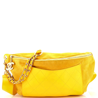 Chanel Pharrell Waist Bag Suede and Quilted Leather
